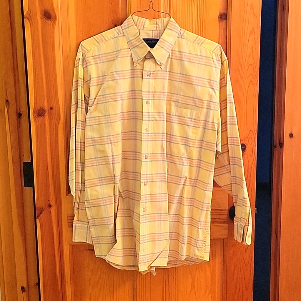 Pendleton cotton plaid shirt